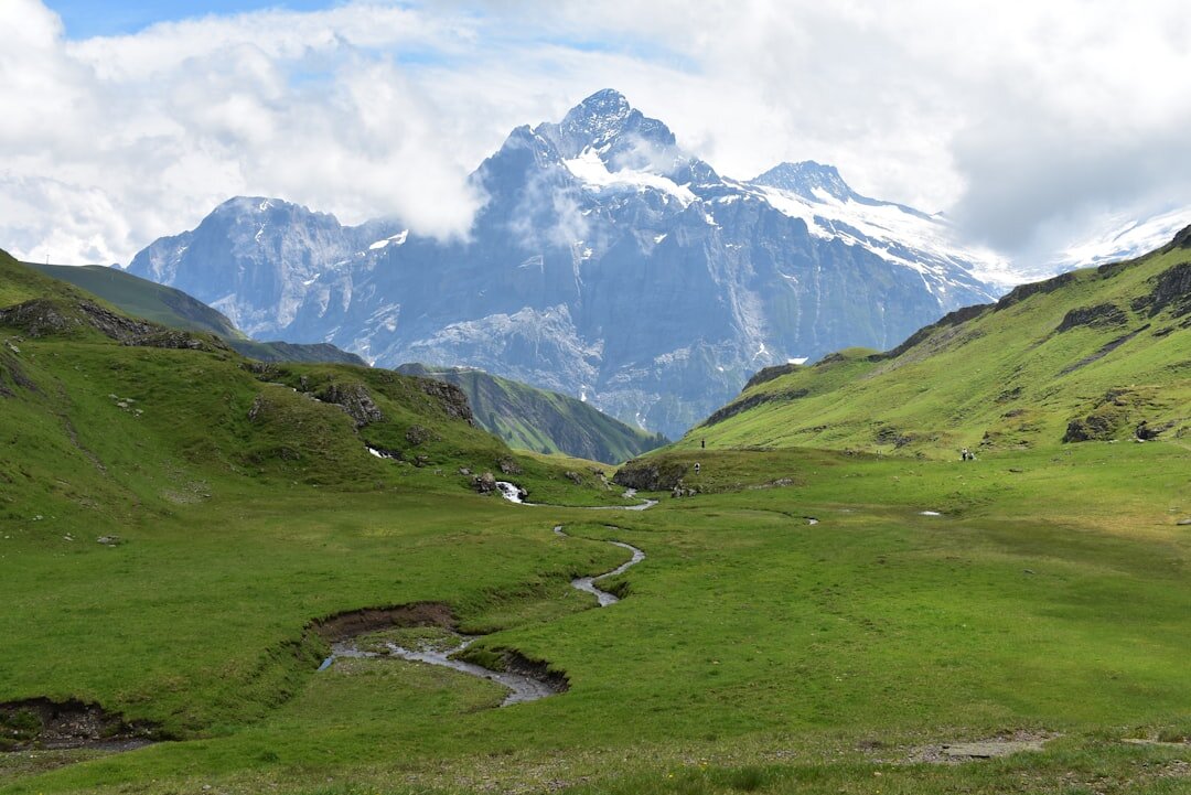 swiss alps mountain view