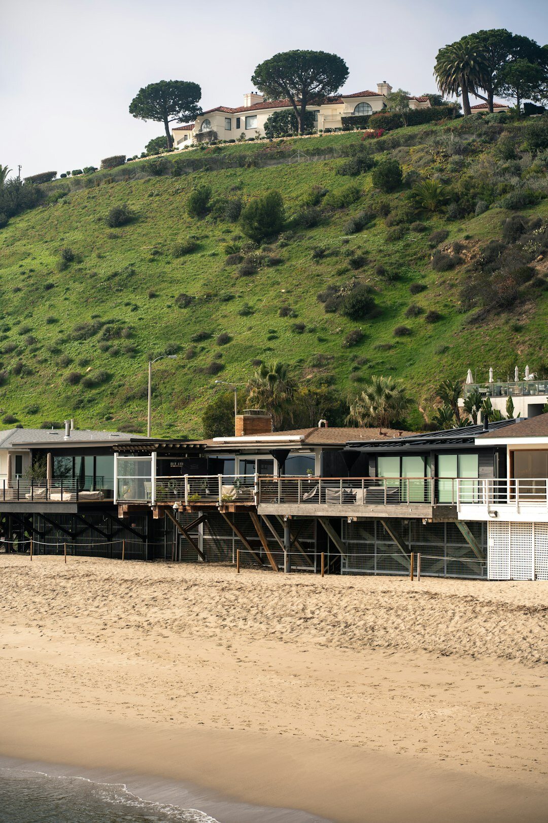 celebrity on private beach