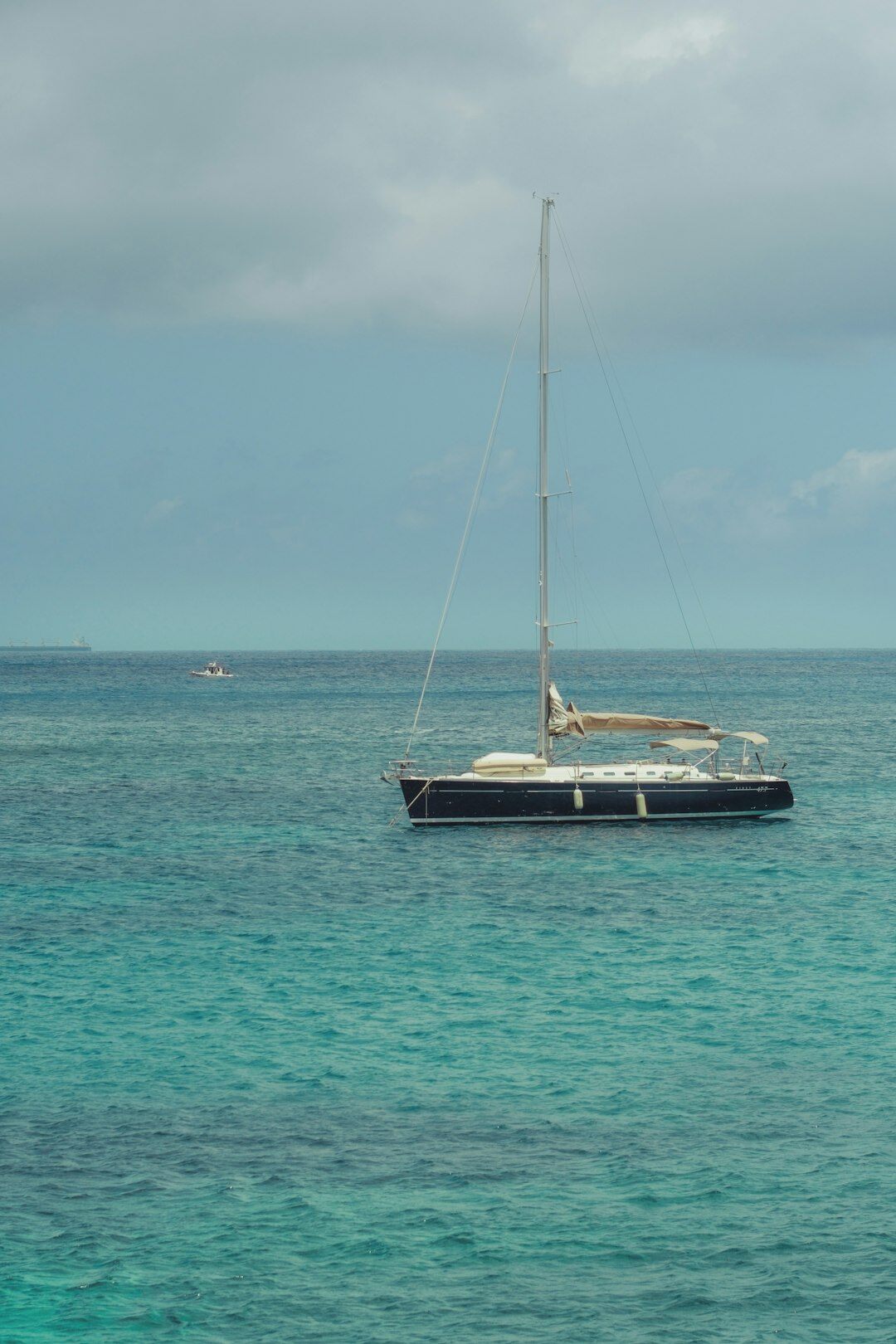 yacht on calm sea